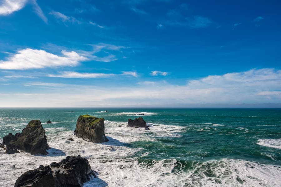 USA Pacific coast landscape, Oregon USA Pacific coast landscape, Oregon State